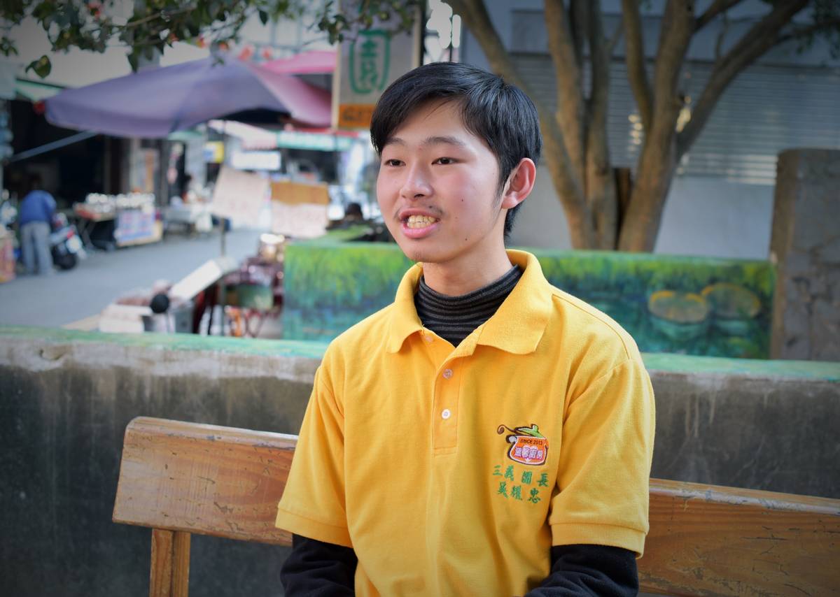 三義高中學生吳耀忠（圖片來源：苗栗縣教育處）
