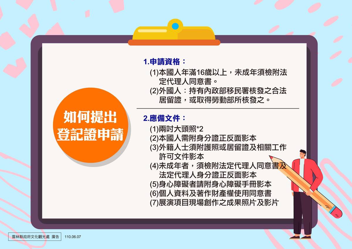 如何提出登記證申請