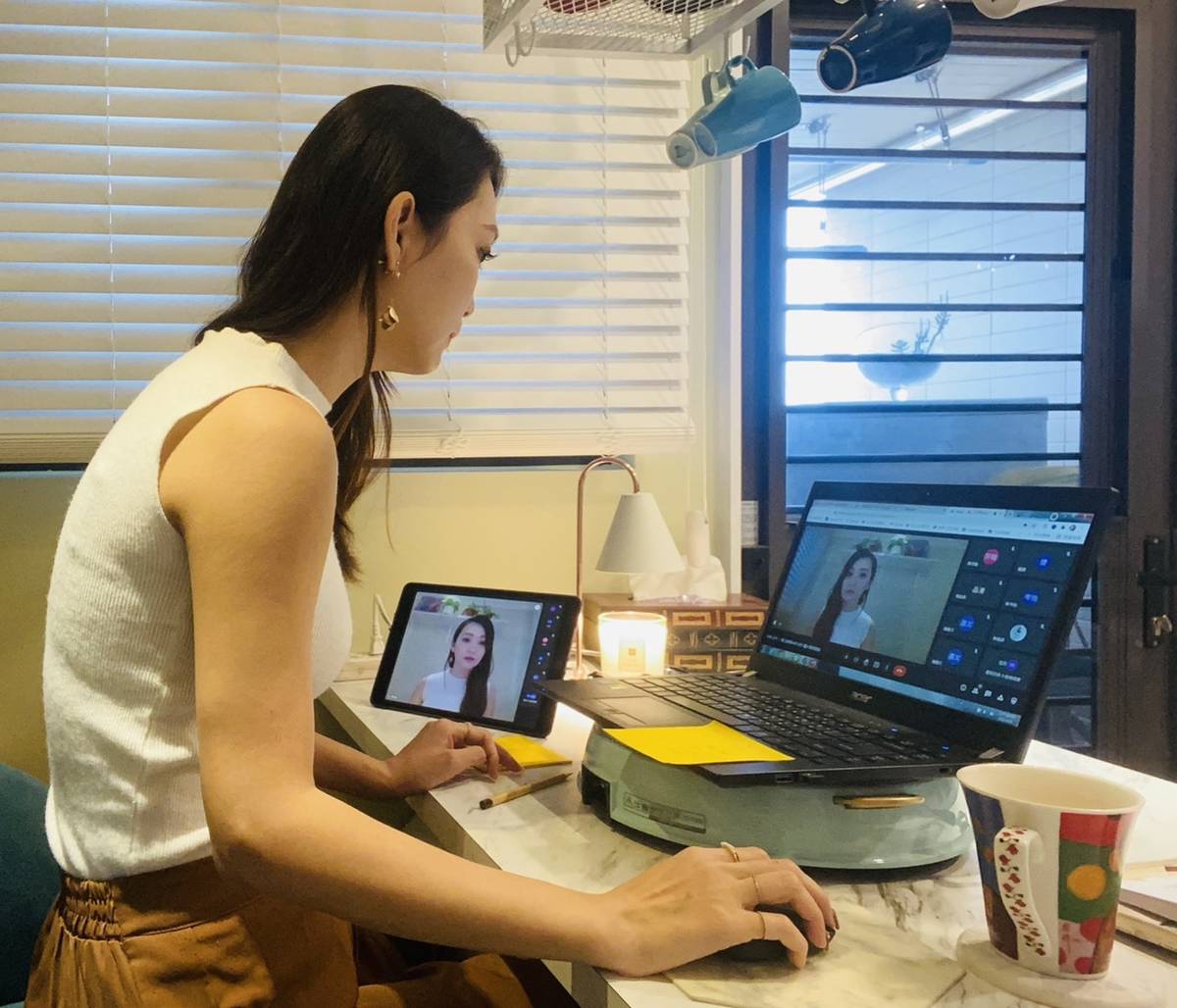 民安國小張琬湄老師主持國小藝術線上課程設計。
