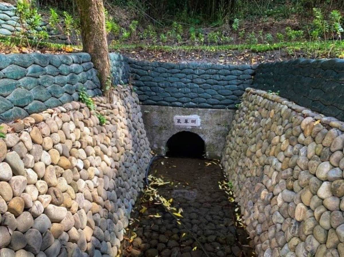 荒廢半世紀的象鼻圳重現天日，再次引水讓當地閒置耕地得以復耕，也成為遊客探訪象鼻部落尋找水源地的新秘境。(農委會水保局提供)