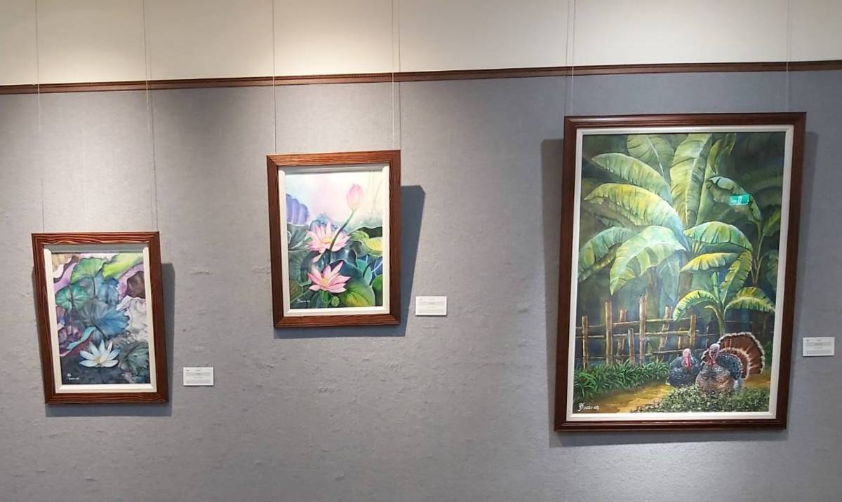 臺東生活美學館實驗藝廊即日起展出「彩藝」洪彩娥水彩個展。