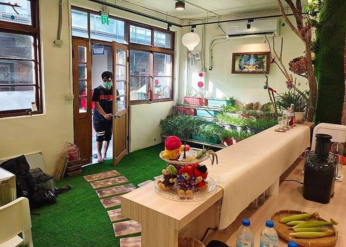阿偉師將蔬果園打造成舒適輕鬆的空間(圖片來源：阿偉師提供)