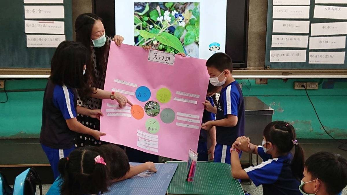 南湖國小藉由「植藥健康 客家寶」課程，傳承藥草知識（圖片來源：南湖國小）
