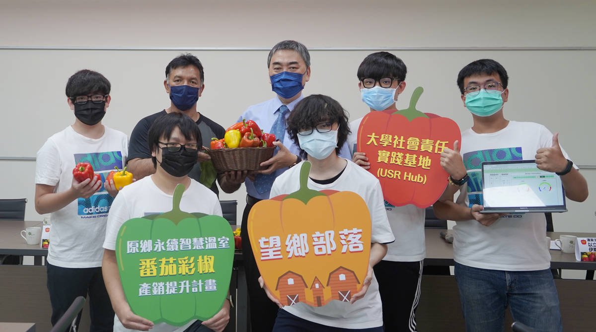 勤益科大學生自組農業物聯網打造智慧溫室