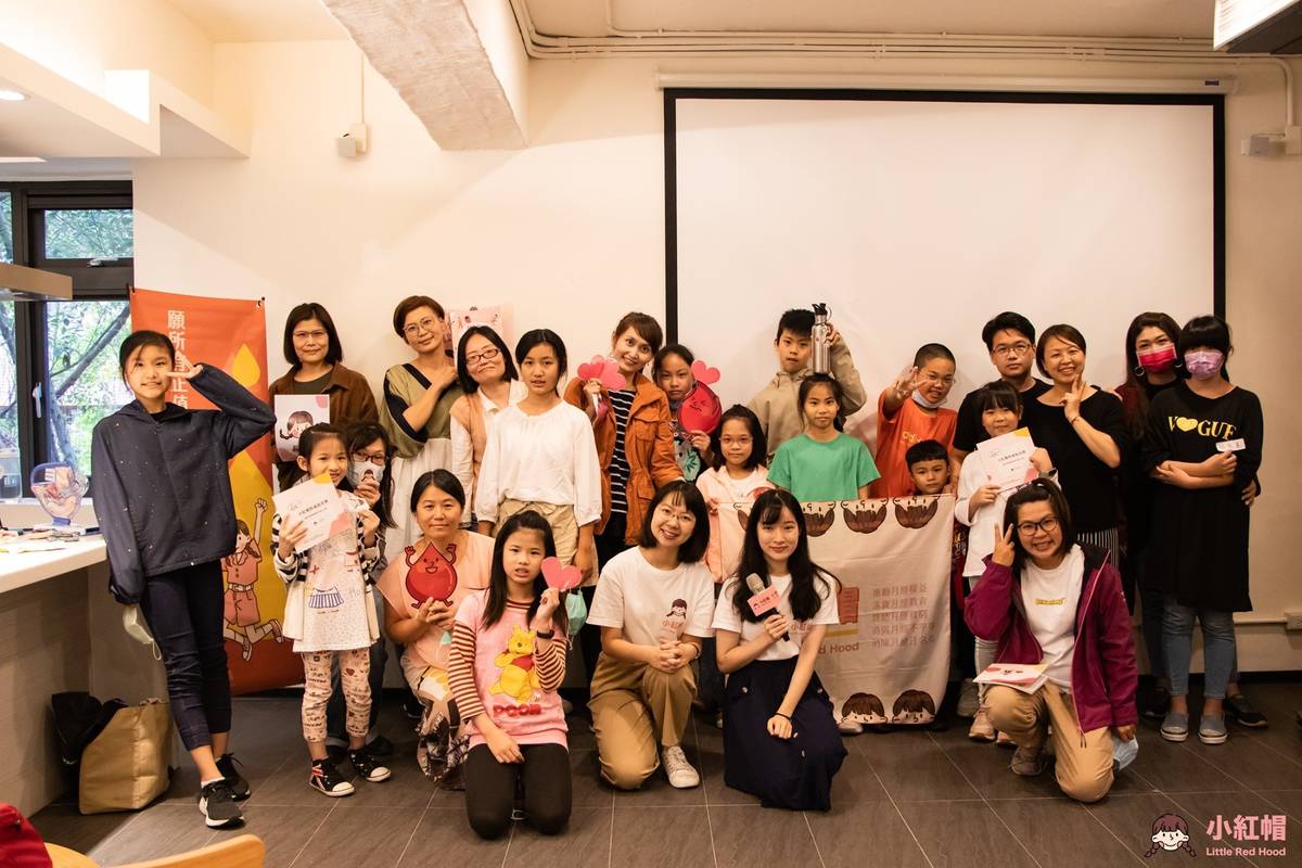 走入校園倡議 在孩子心中種下月經正義的種子 (圖片由小紅帽提供)
