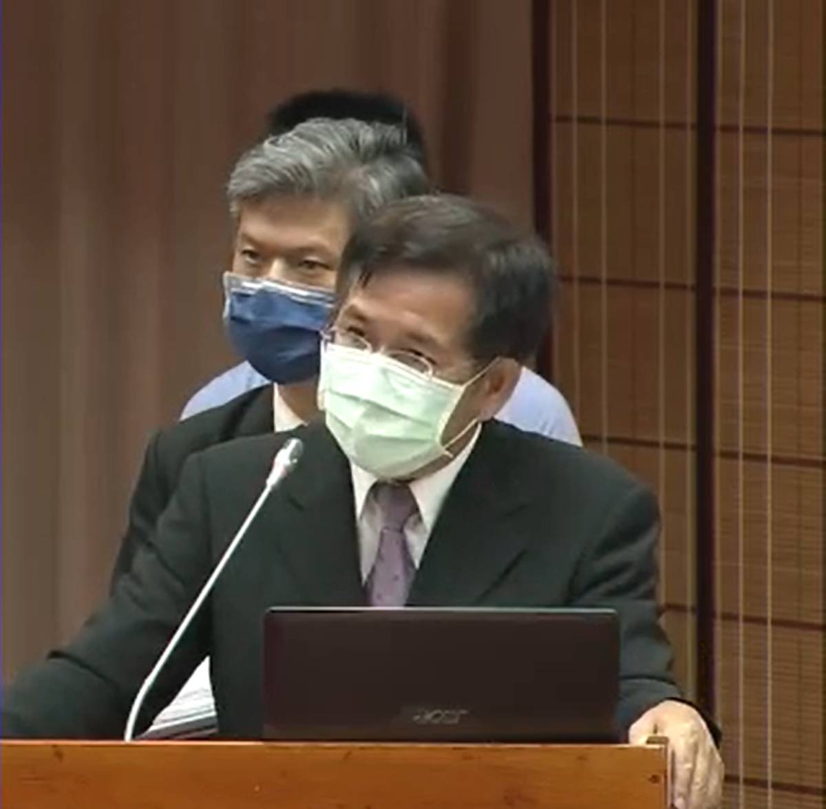 教育部部長潘文忠出席立法院教委會質詢