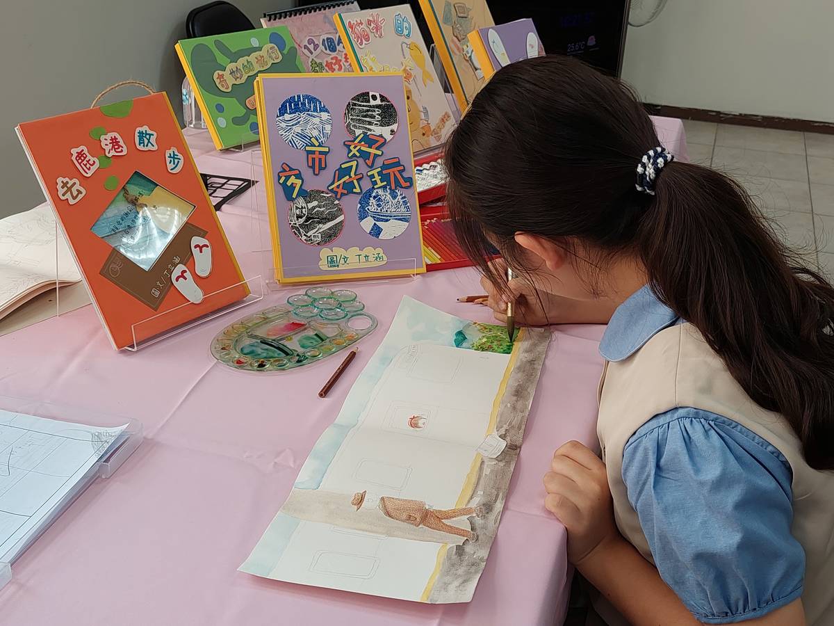 華盛頓小學丁立涵同學蟬聯臺中市繪本創作比賽第一名