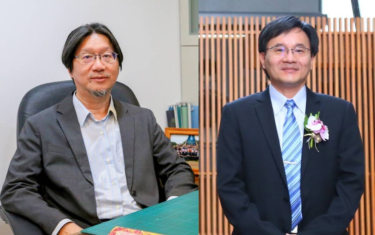 東海大學張嘉修(左)及陳維新(右)講座教授獲得2021高被引學者
