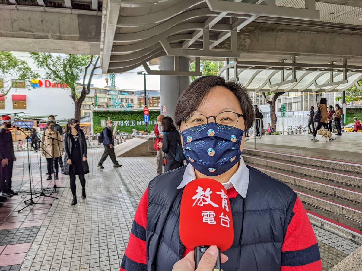 啟明學校校長張惠萍期望透過戶外音樂會讓更多人認識學校和學生