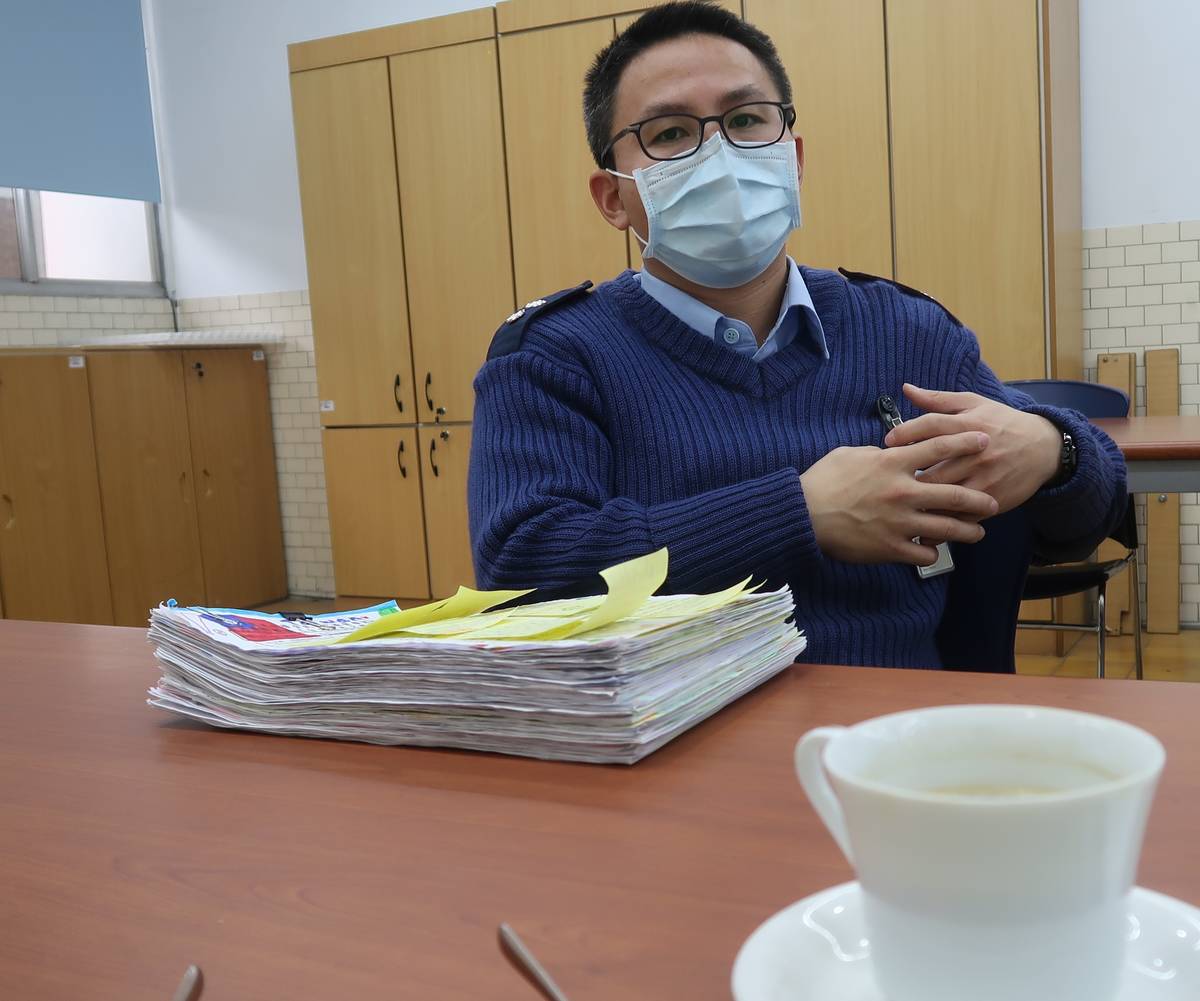 詹宗龍教官是明道中學學生口中的阿龍教官