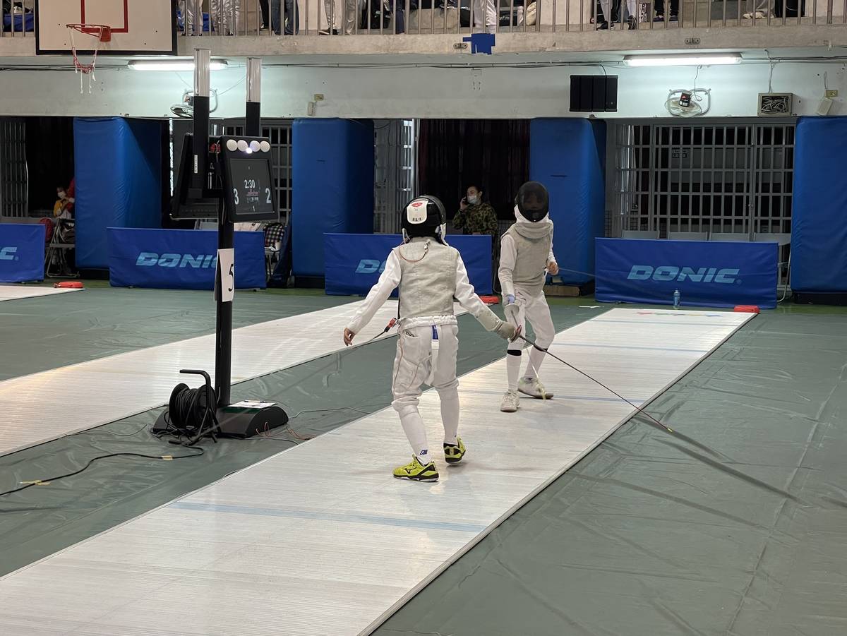 110學年度臺北市教育盃擊劍錦標賽登場