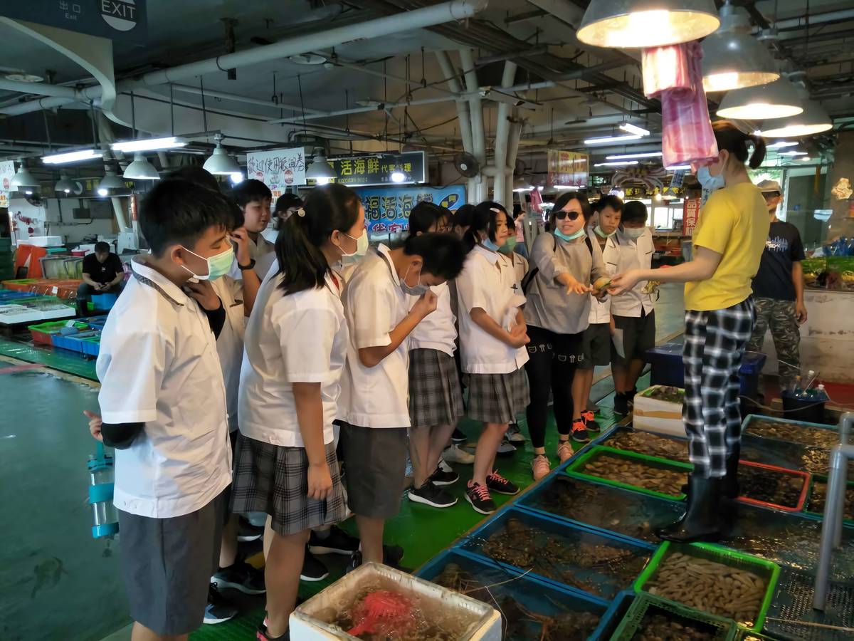 石門國中生態教育到富基漁港進行實地踏查