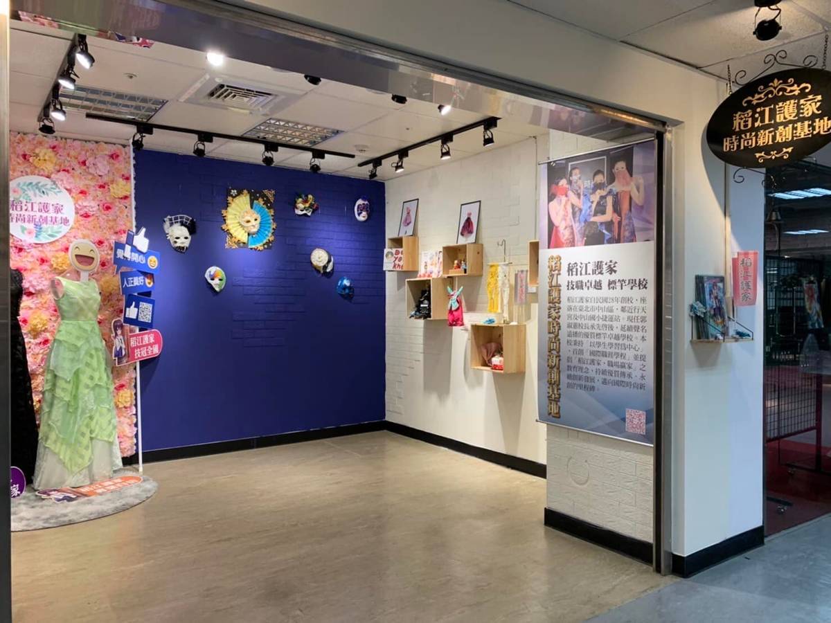 新創基地陳列出多項學生精心發想並親自創作的作品