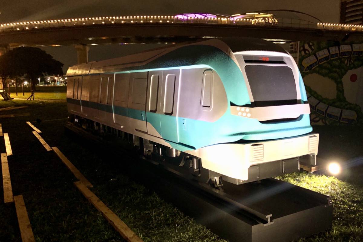 捷運三鶯線列車模型