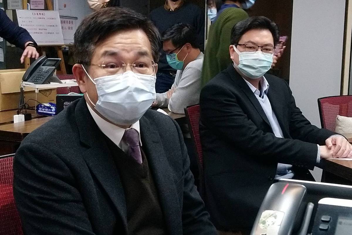 教育部部長潘文忠接受媒體提問