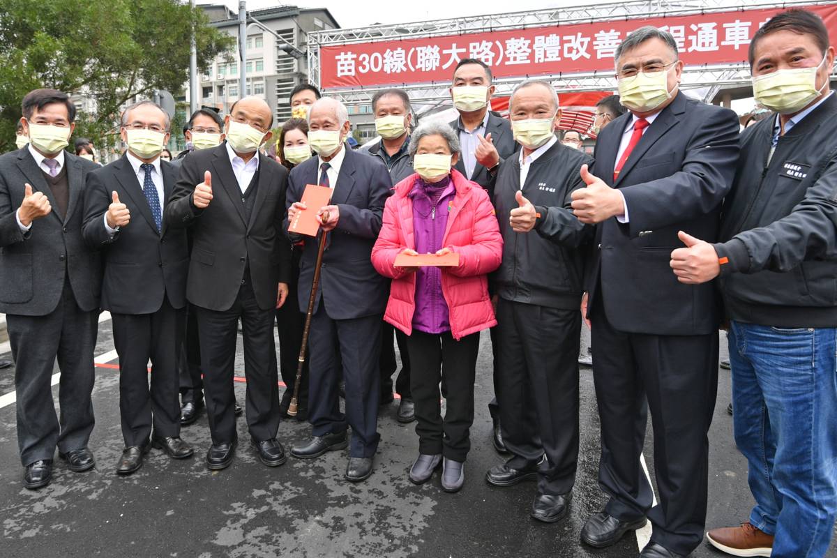 聯合大學前聯大路改善工程通車