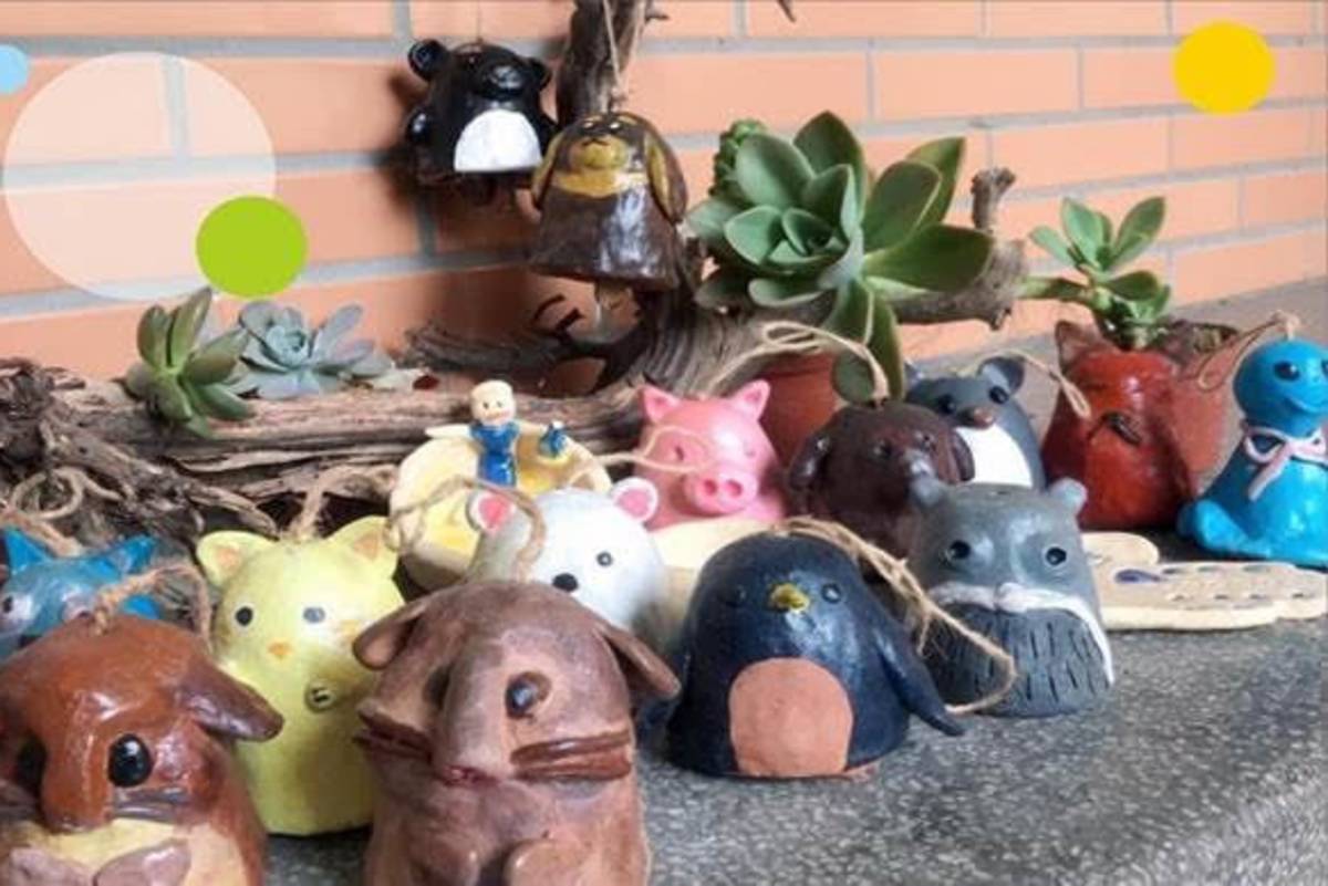「捏陶趣師生創作展」展出陶藝作品

 