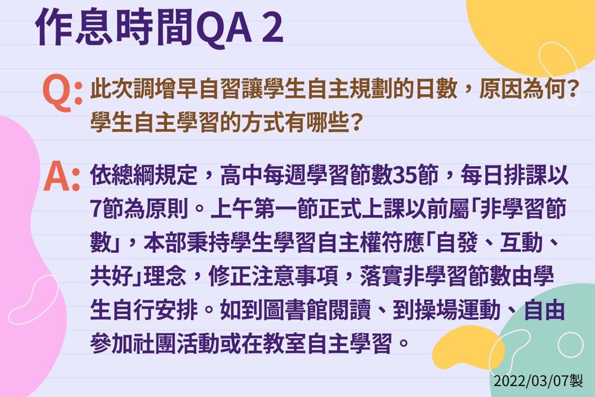 學生可能相關提問