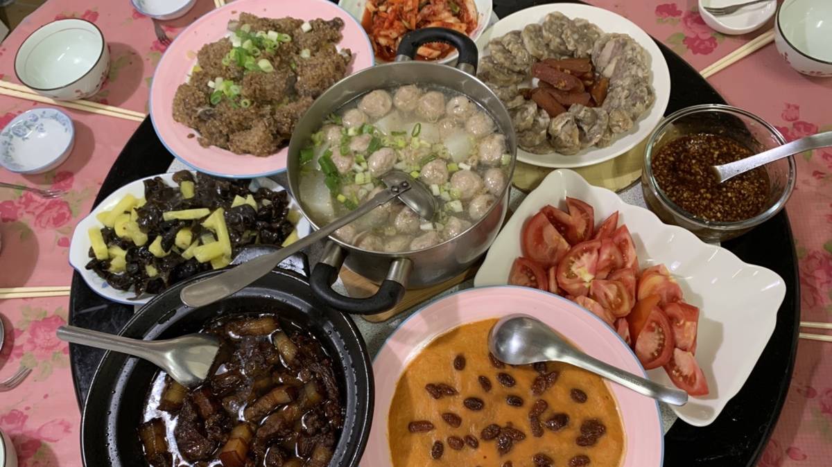 家中的大廚 上菜啦 : )