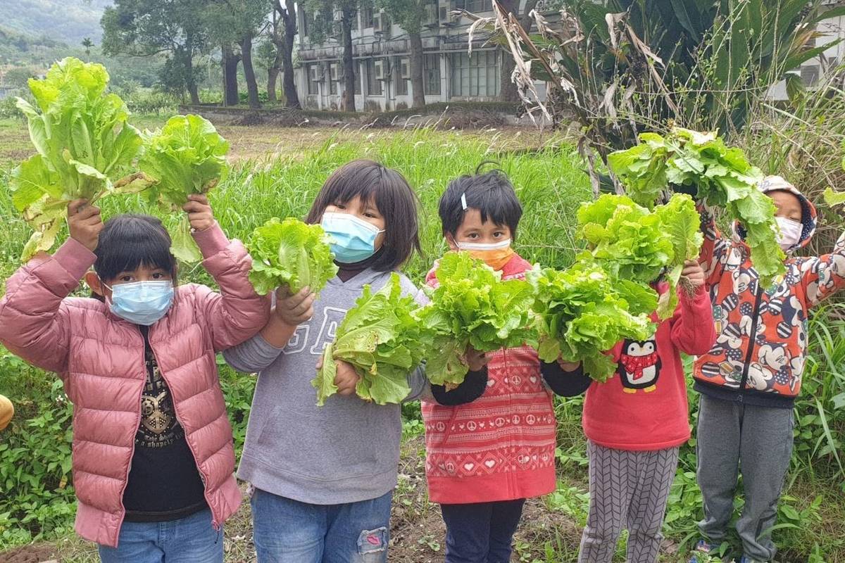 臺東縣海端鄉錦屏國小以食農教育為核心發展跨域課程，培養學生農育及食育的知識與技能。