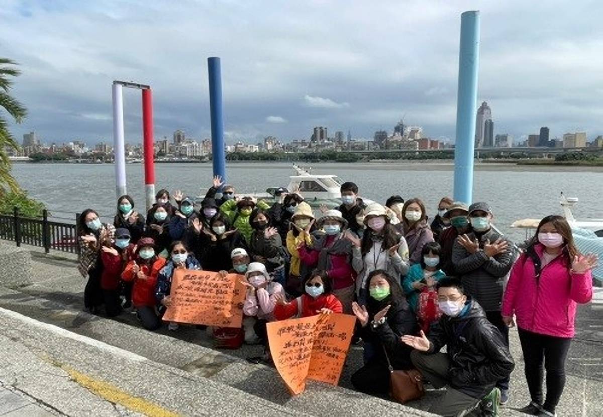 新北巿新住民學習中心課程多元，圖為走踏三重課程