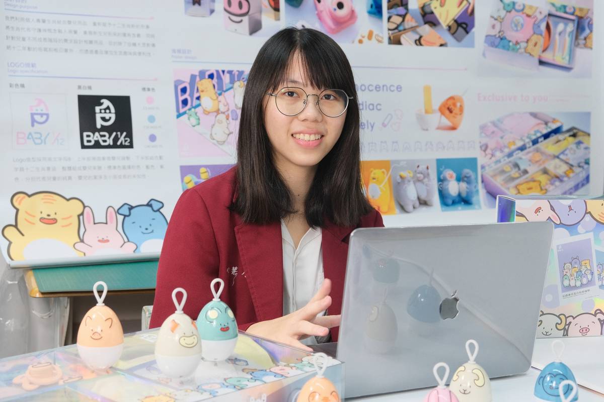 復興商工詹彗心同學錄取國立台中科技大學商業設計系