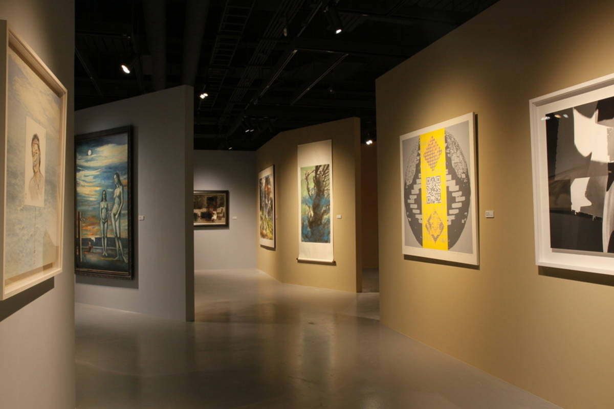 展覽作品也都是藝術家揮灑個人風格的精采創作 (臺師大提供)