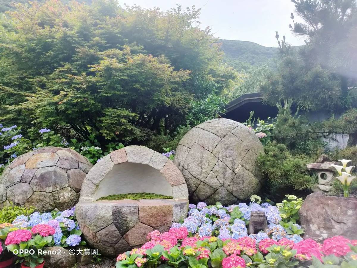 大賞園的打石圓球(圖片來源:大賞園臉書)