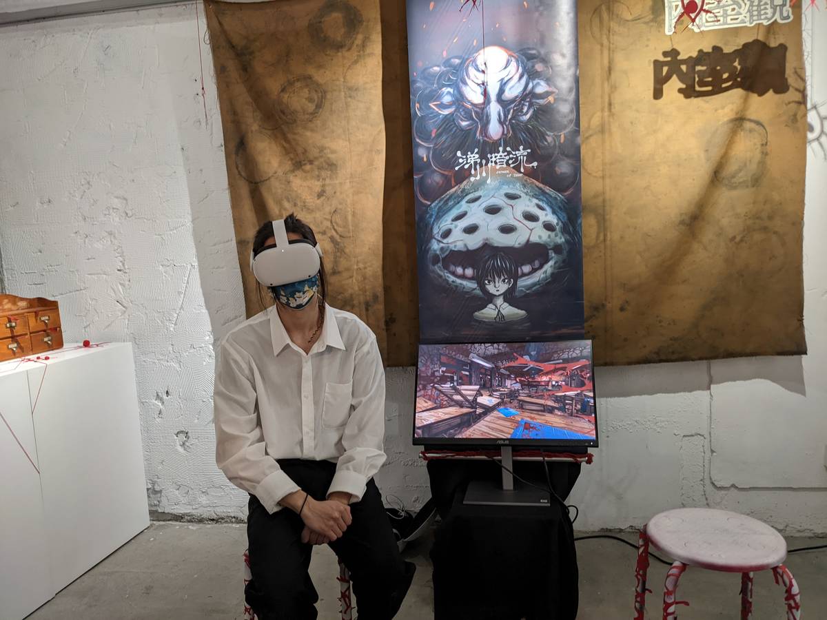 《涕川暗流》以擬真聲響及3D動畫，將患者的內心世界具象化，揭開憂鬱症的生活面紗