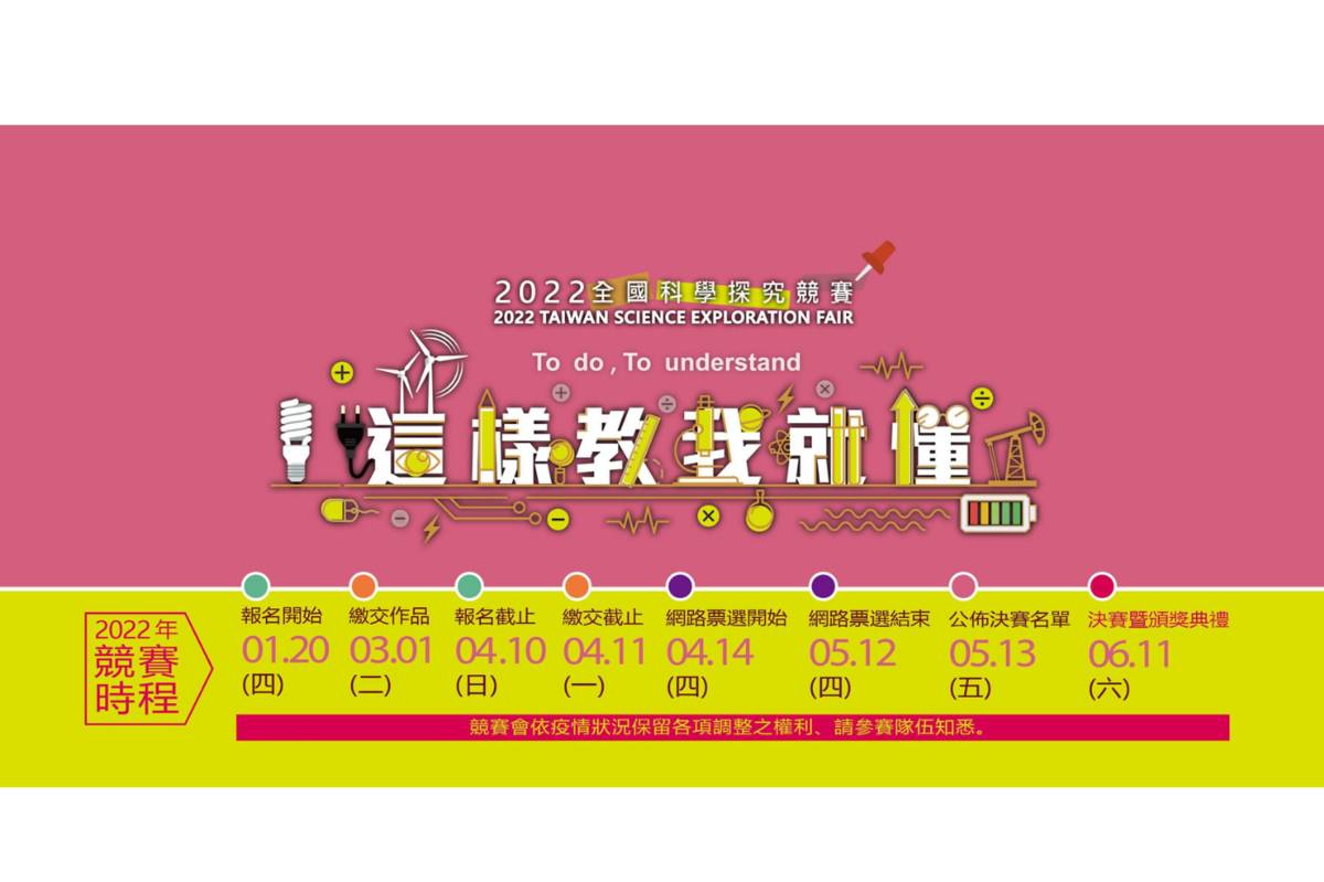 「2022全國科學探究競賽－這樣教我就懂」在國立科學工藝博物館進行視訊決賽評比。