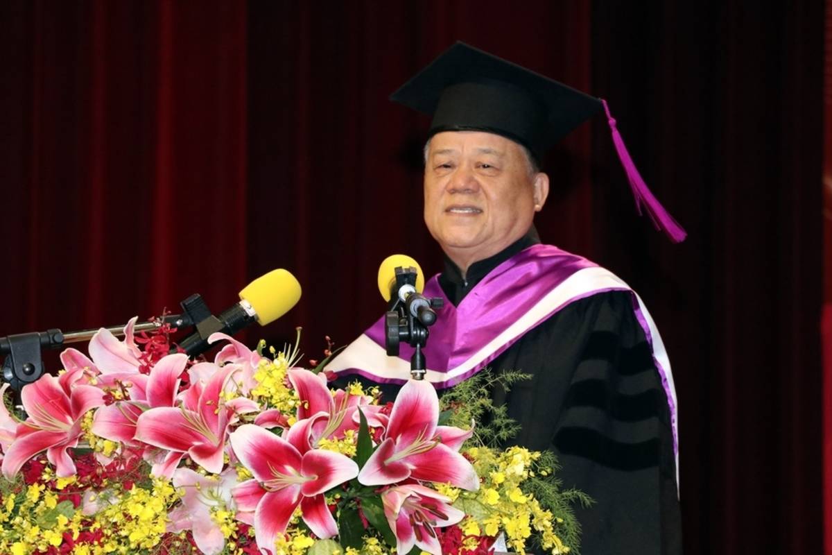 世新大學校長吳永乾致詞 (世新大學提供)