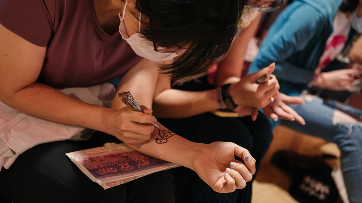 月經狂歡節活動：Henna印度手繪