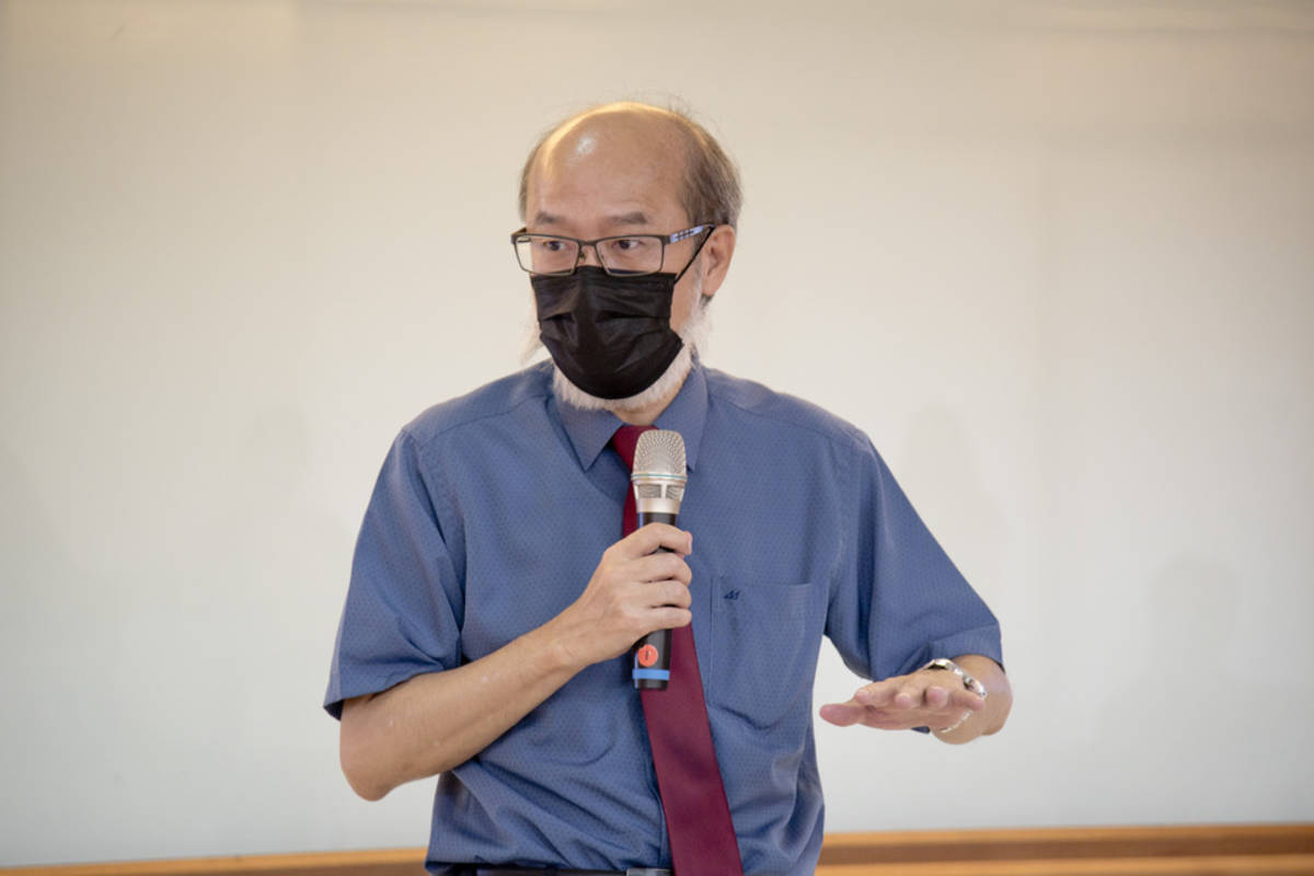 華梵大學林從一校長致詞 (華梵大學提供)