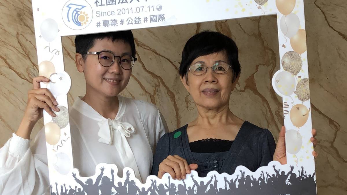 陳純瑩老師和媽媽