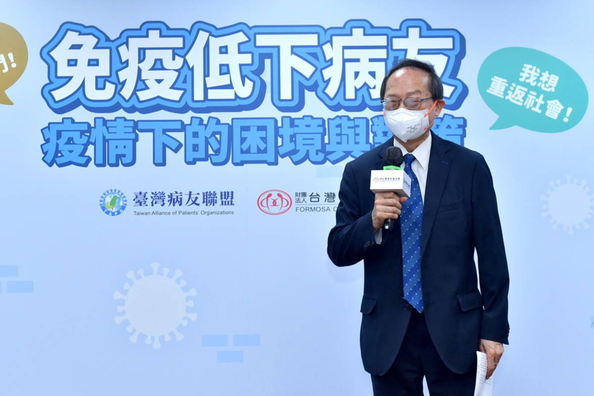 台灣癌症基金會執行長賴基銘致詞