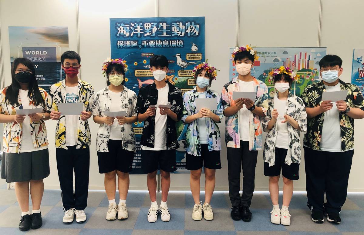 南山高中在校內成立跨國際的公民小隊 
 籌辦海洋文化節活動