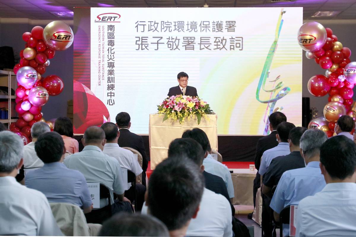 環保署張子敬署長致詞 (環保署提供)
