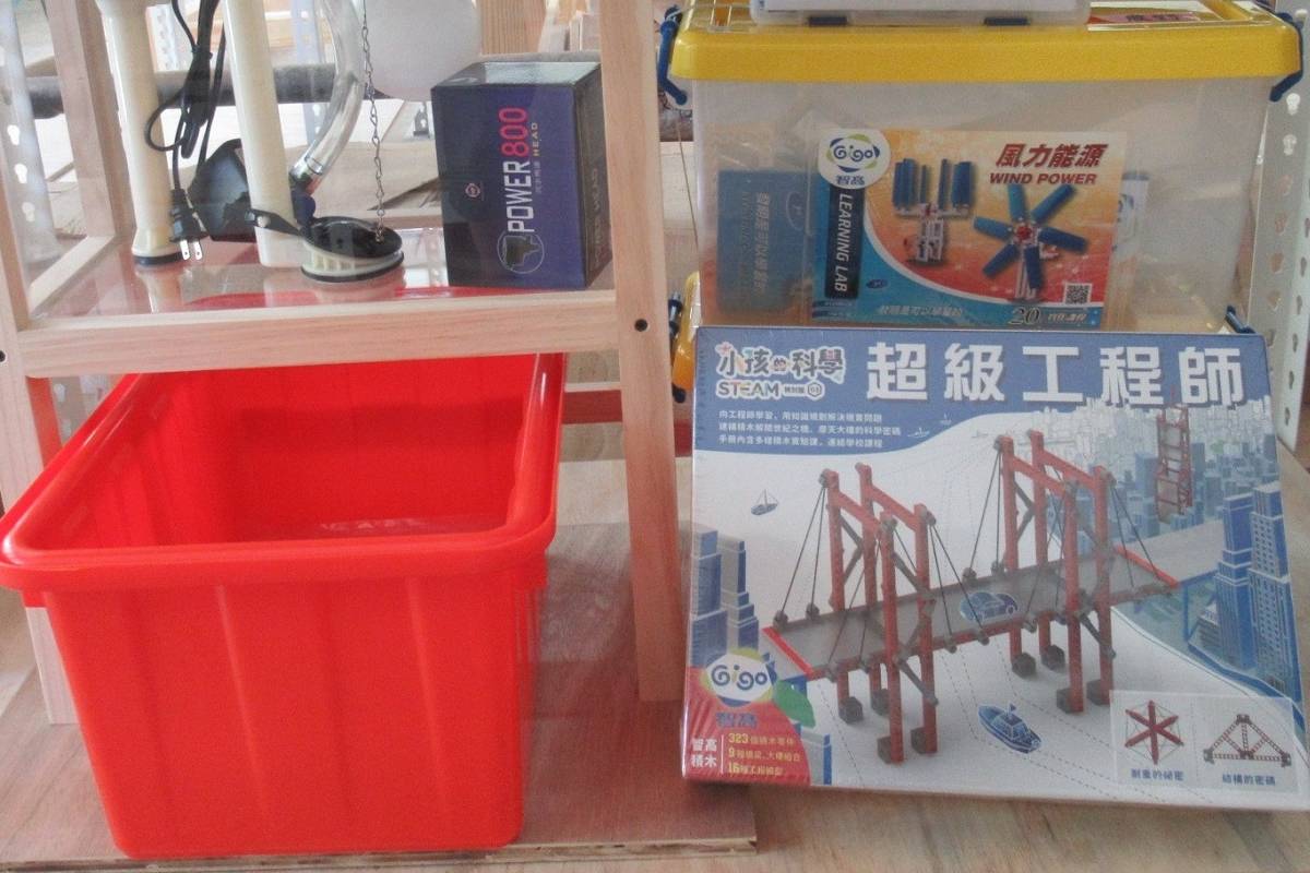 臺東縣鹿野國中購置各式基本設備教具模組。