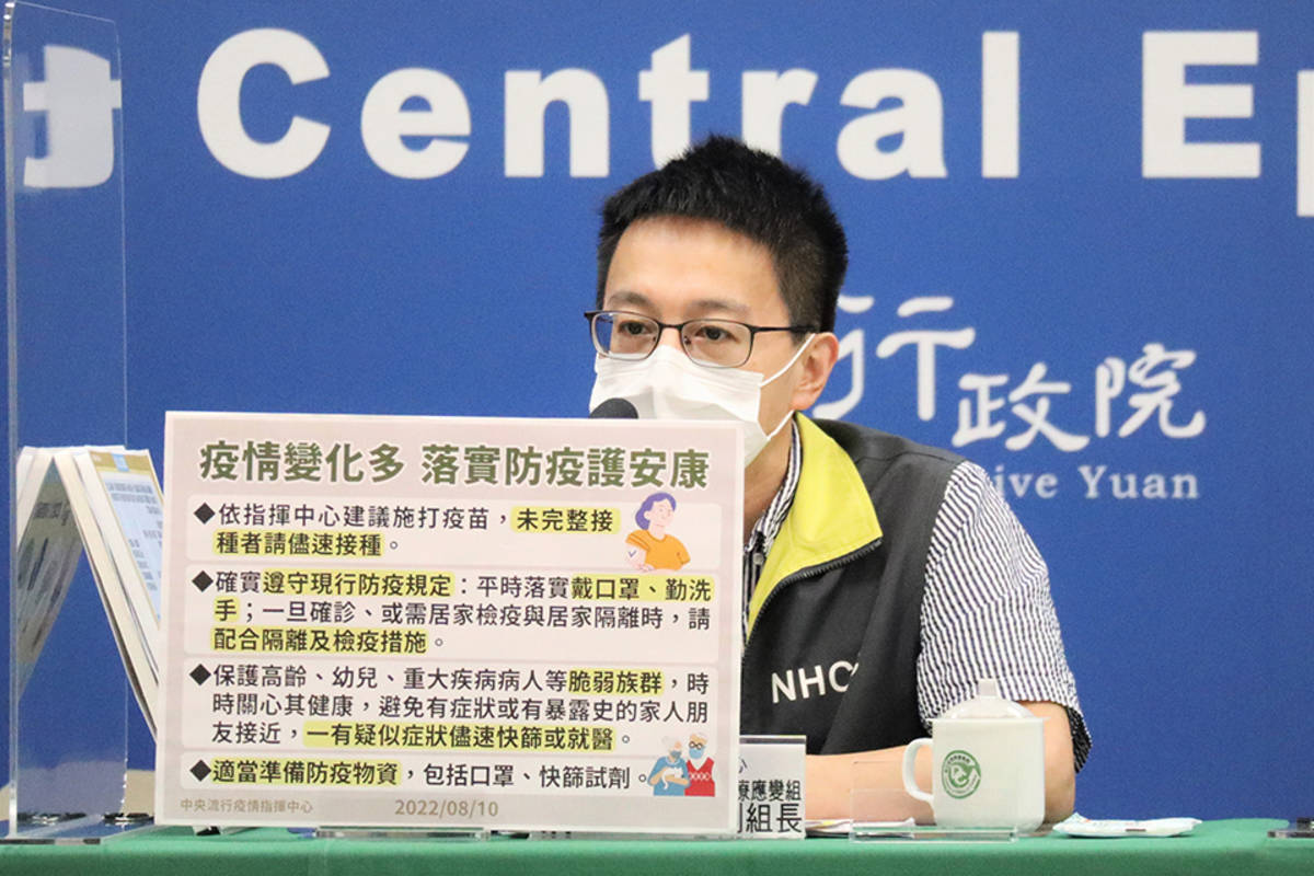 本土病例+ 22650 防範BA.5指揮中心籲口罩要戴正確