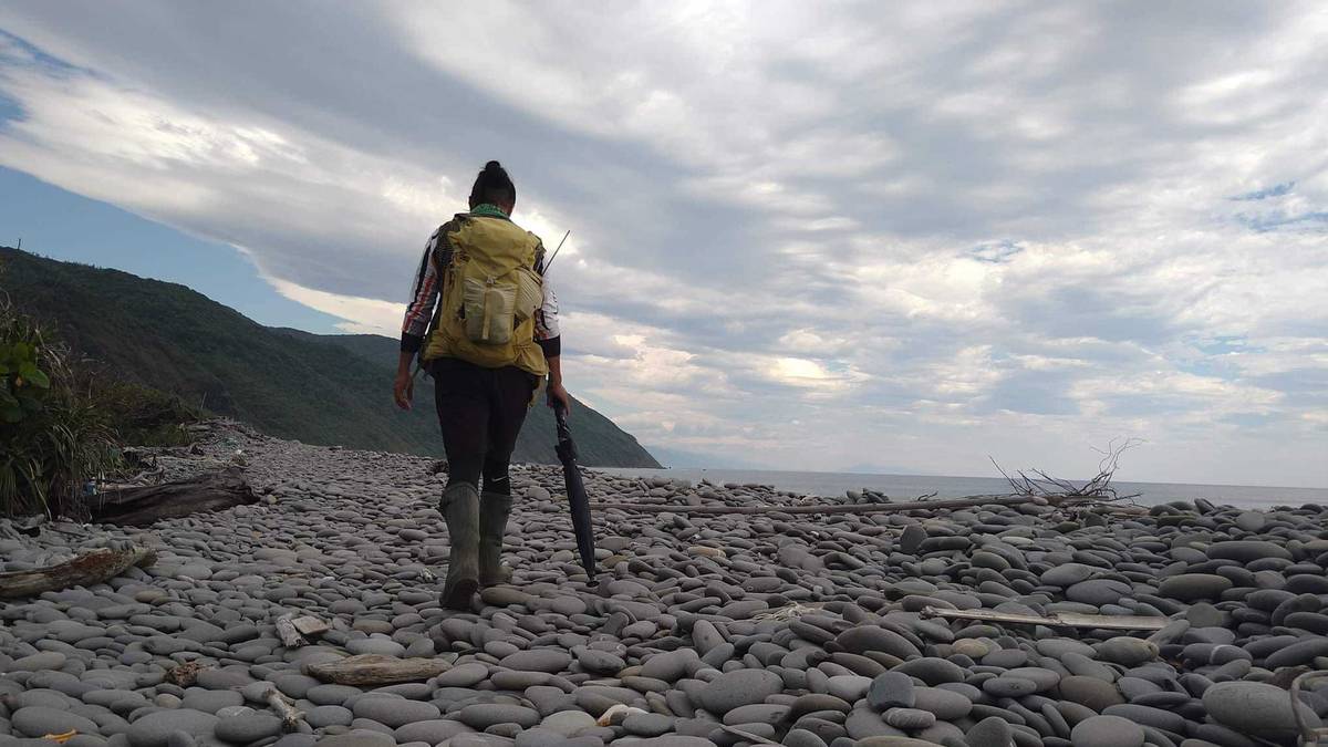 鄭豐繽流浪到旭海後，從此停留。圖片拍攝：葉子