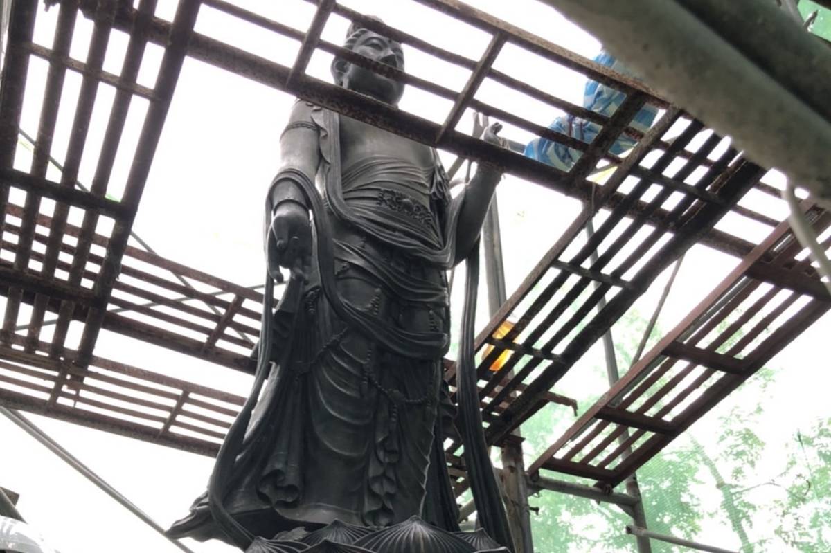 正修亞太文保新創研究中心修復黑觀音 找回原有風貌