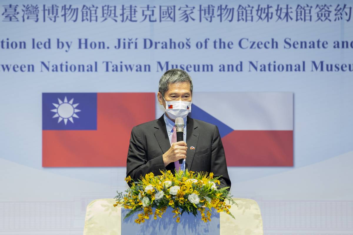 文化部長李永得表示，明（2023）年在捷克設置文化組後，相信雙方在博物館、音樂、文學、視覺藝術、科技藝術等各方面都將有更多的交流 (文化部提供)