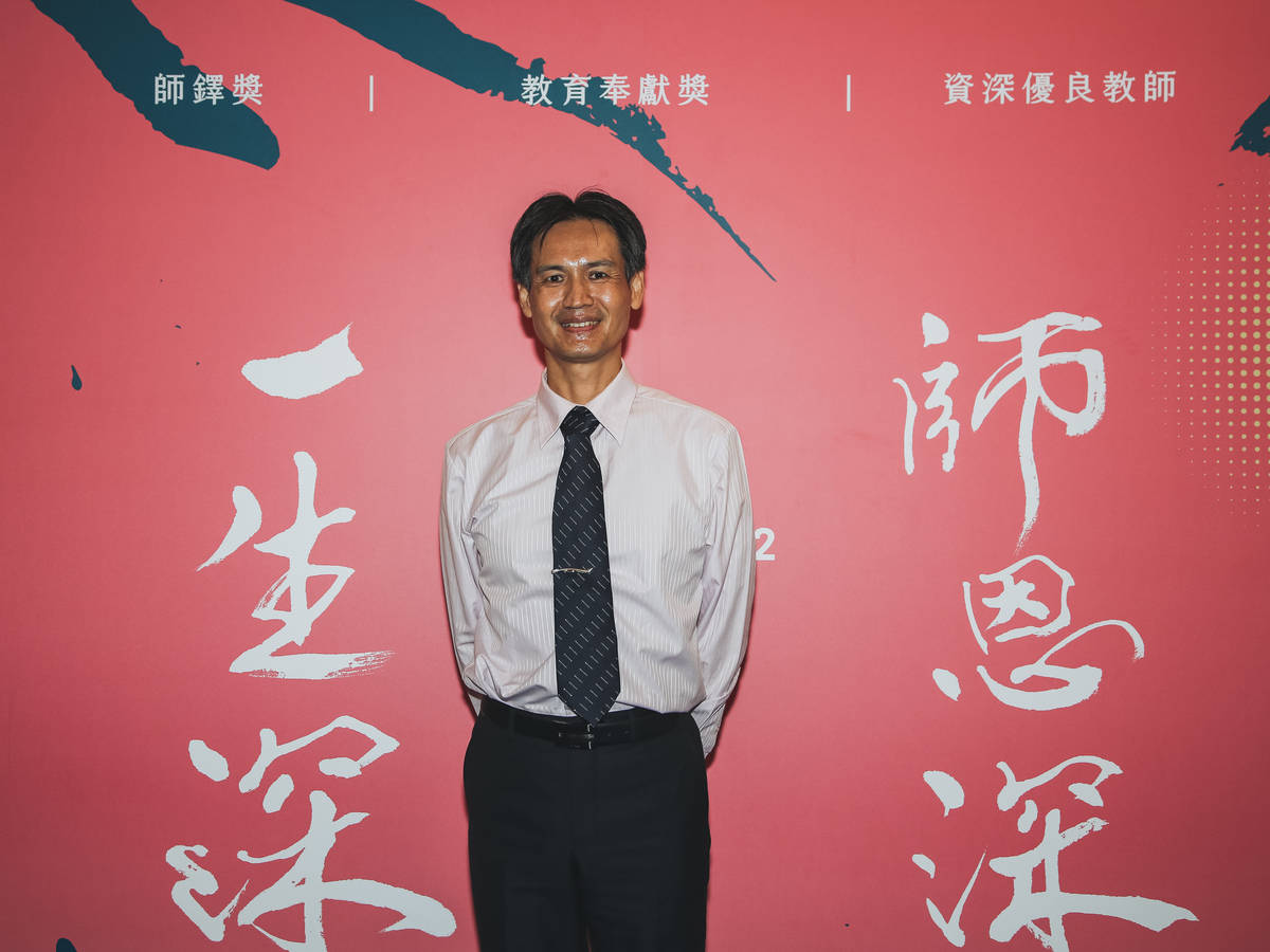 師鐸獎獲獎教師之一    桃園市蘆竹區海湖國小教務主任張哲溢受訪