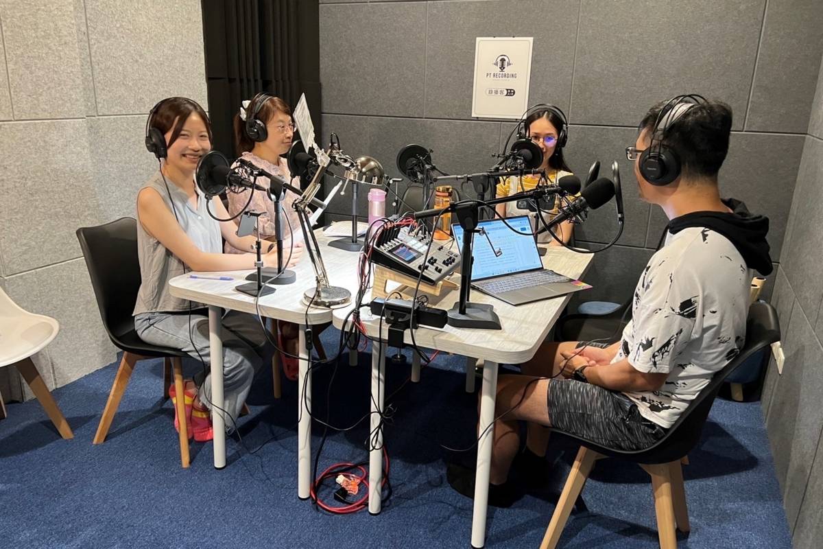 Podcast新北師輩秀-現場錄音實景