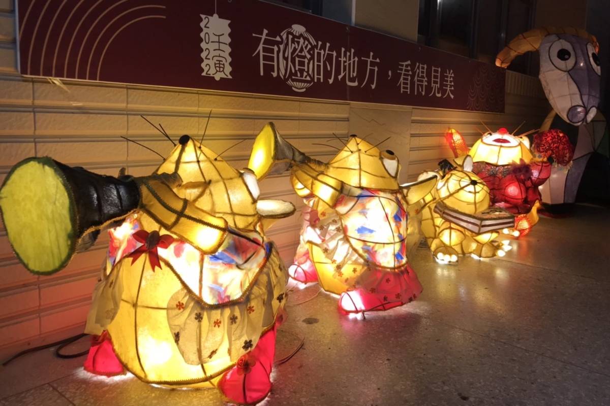 迎接60周年校慶，古亭國中以傳統燈藝打造美學迴廊