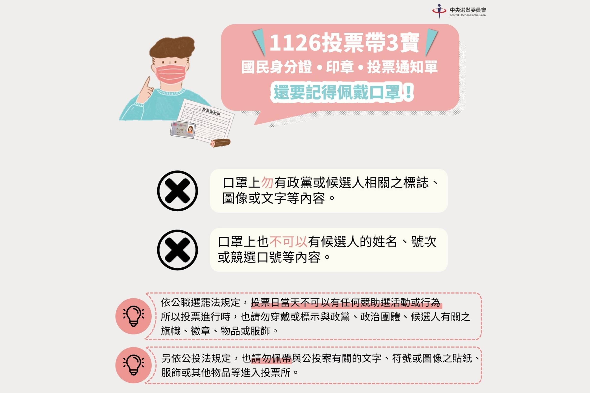今日投票中選會提醒投票注意事項- 文教新聞｜國立教育廣播電臺