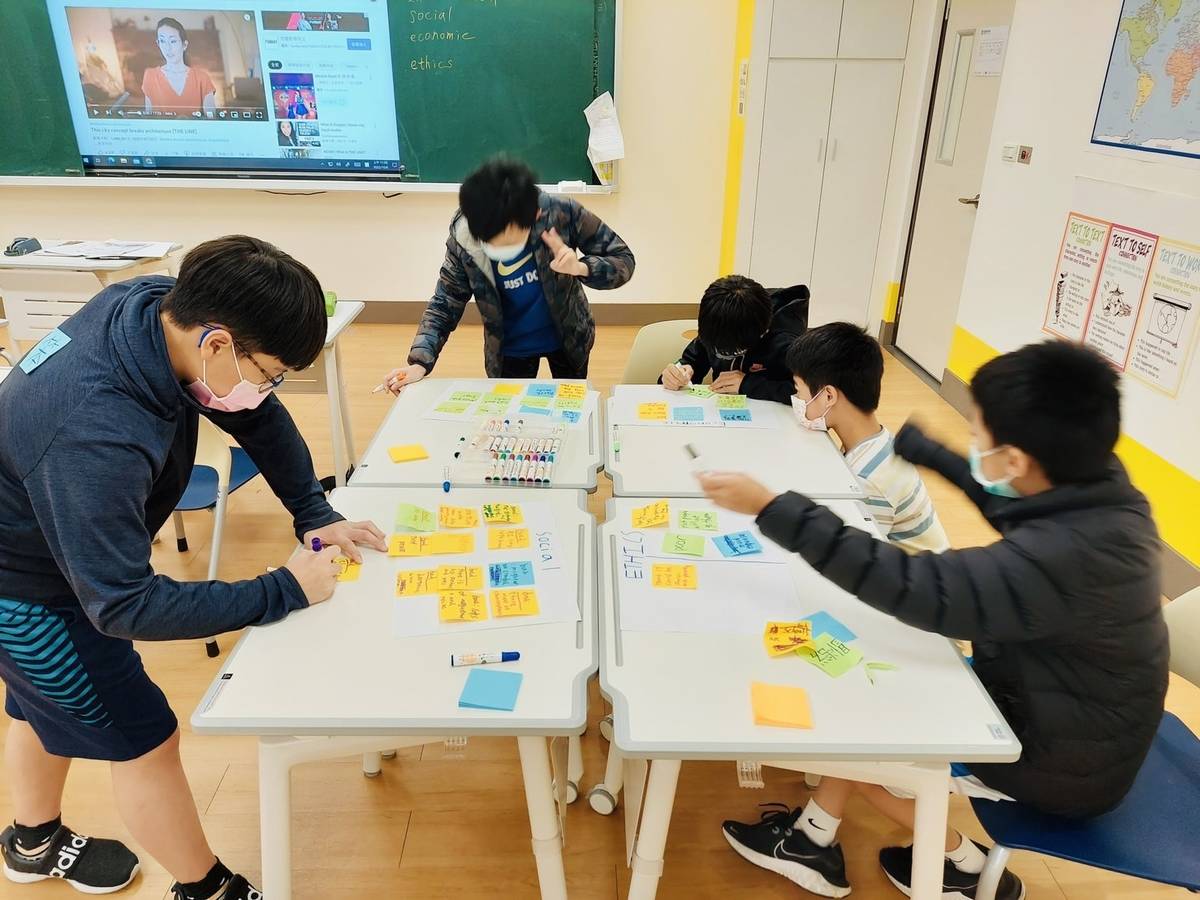 同學們以社會、環境經濟和倫理四大面向進行分析