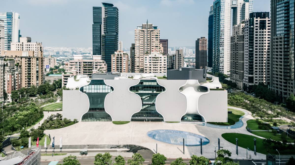 臺中國家歌劇院被設計成「聽的建築」(圖片來源：臺中國家歌劇院)