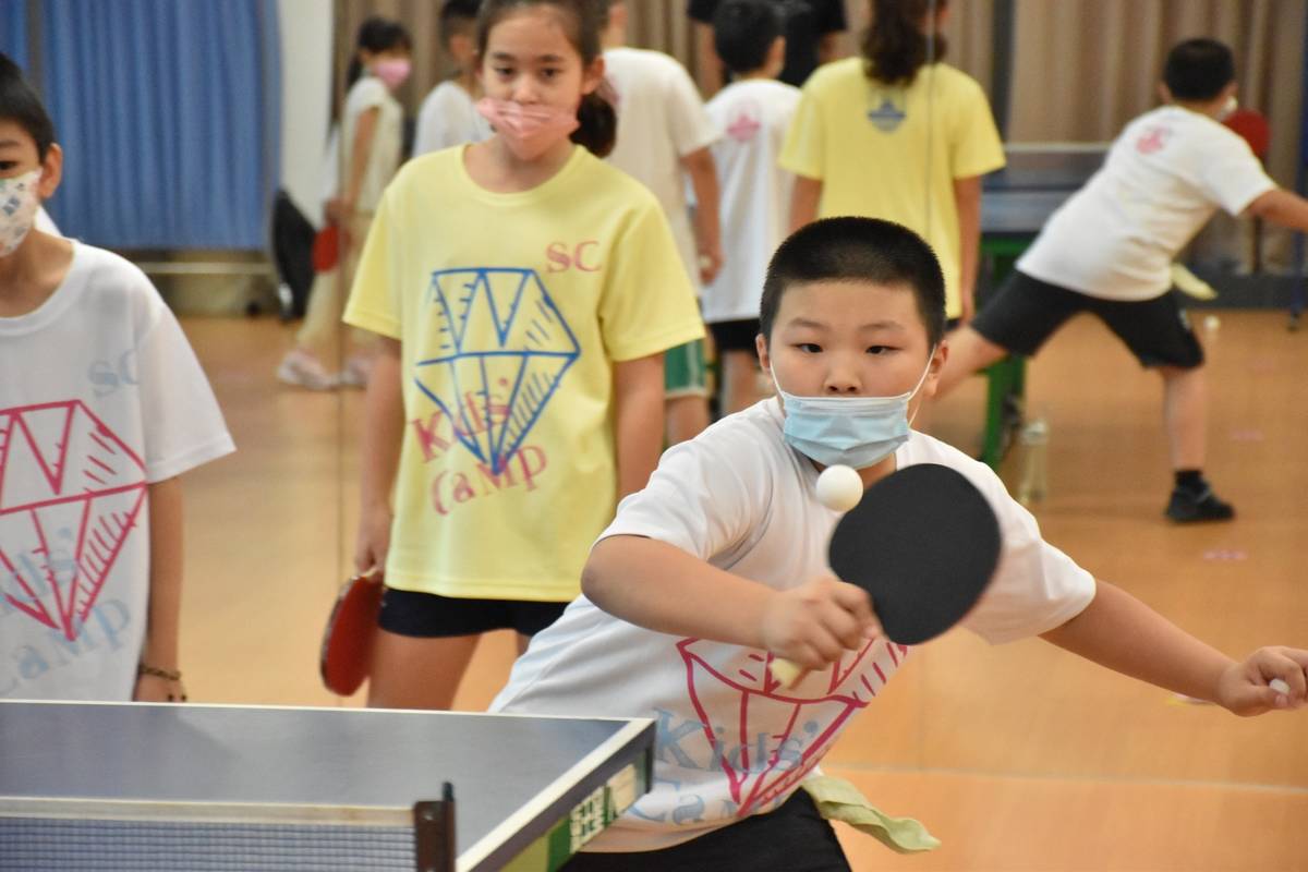 單項運動營培養專項能力(圖片來源三重國民運動中心)