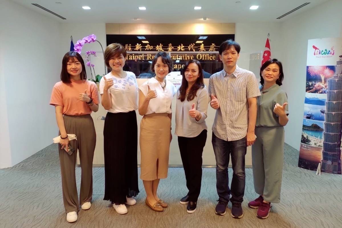 宜蘭縣文化局參訪團隊到駐新加坡臺北代表處。